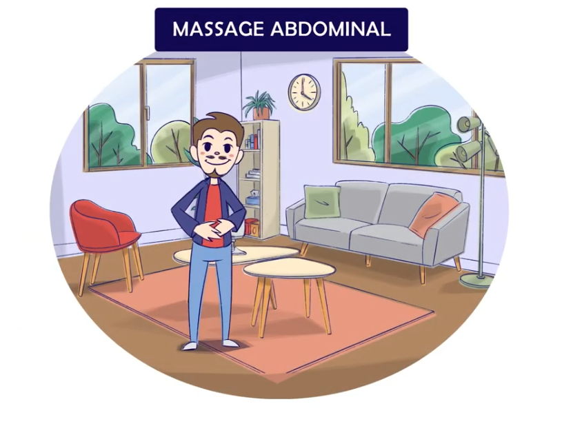 Massage abdominal
