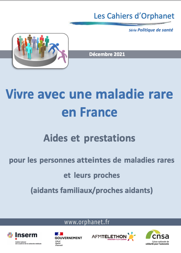 Cahier Orphanet - Vivre avec une maladie rare en France